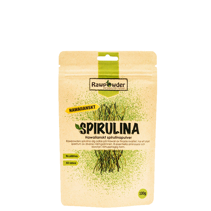 Hawaiianskt Spirulinapulver, 100 g