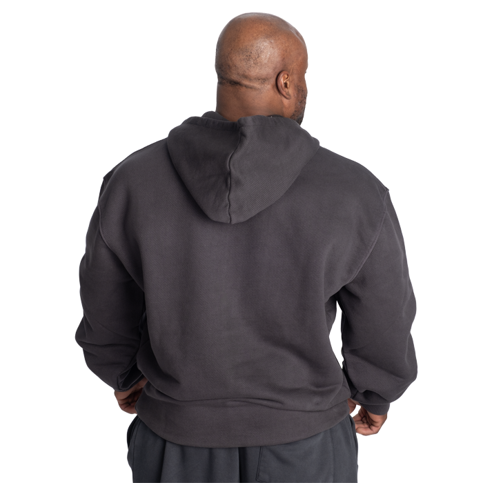 Heavy Hoodie Svart Tv&auml;ttad