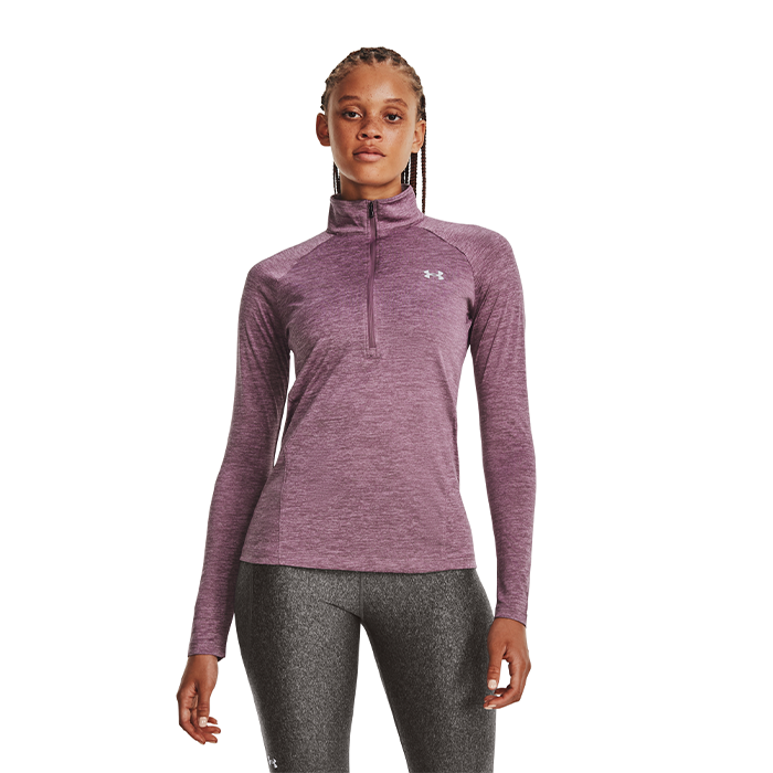 Tech 1/2 Zip - Twist, Misty Purple