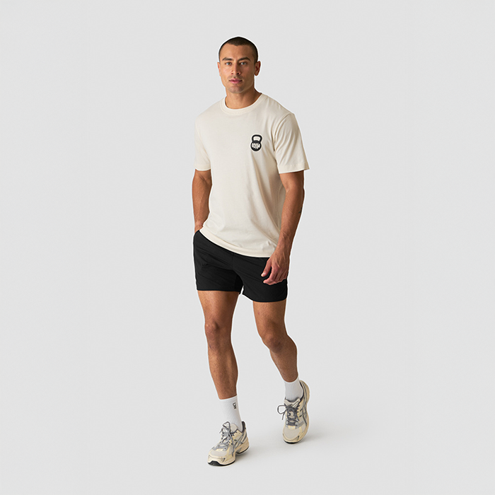Everyday T-shirt Print Beige