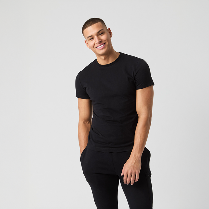 Centre T‑shirt Svart