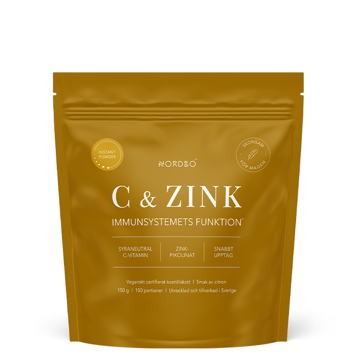 C Zink Pulver Veganskt 150 g Citron