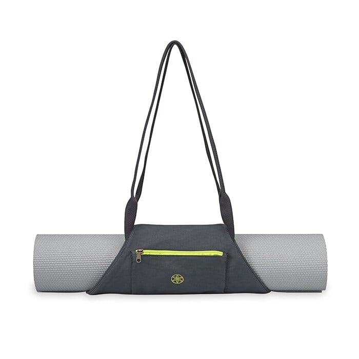 On-The-Go Yoga Mat Carrier Citron/Storm