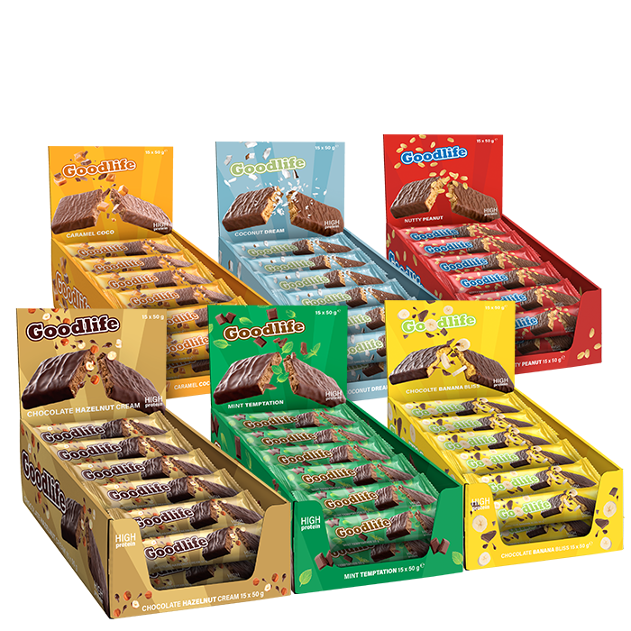 90 x Goodlife, 50 g BIG BUY, Proteinbars