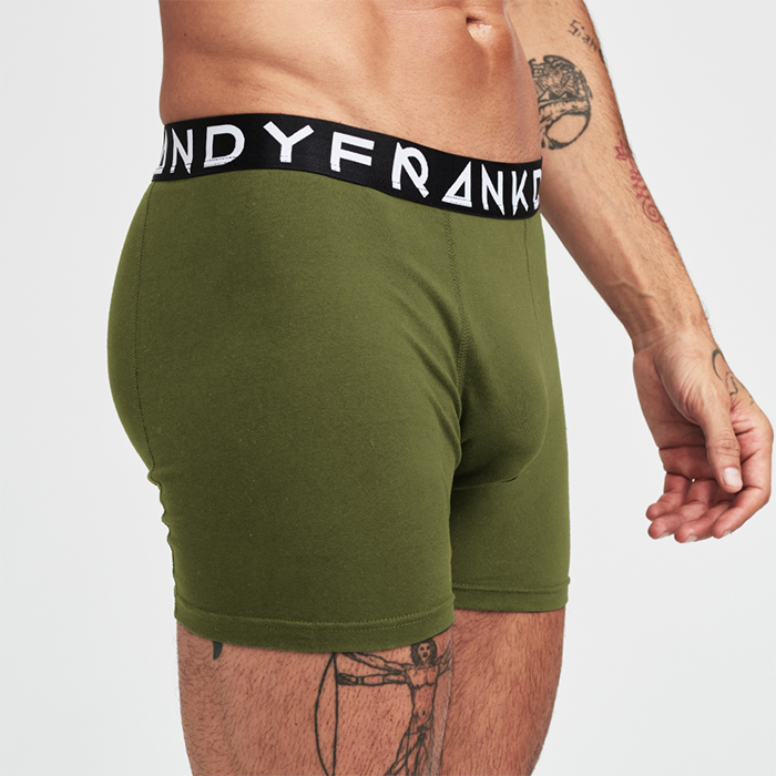 Boxershorts 5 pack Gr&ouml;n