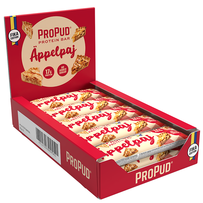 12 x ProPud Protein Bar, 55 g, Äppelpaj