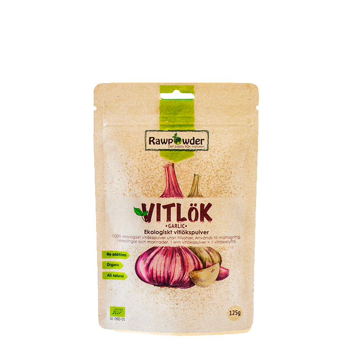 Ekologiskt Vitlökspulver 125 g