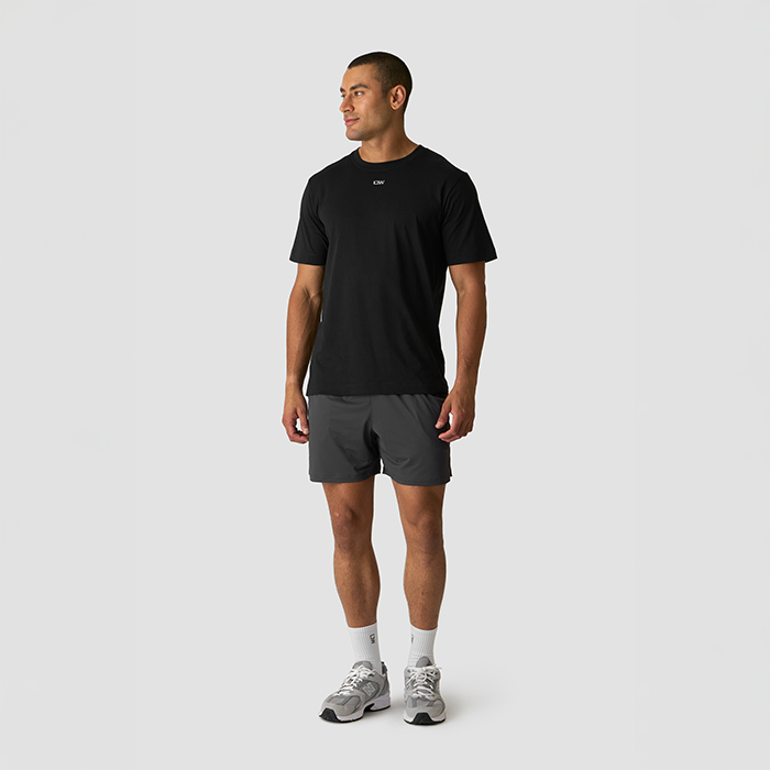 Everyday T-shirt i bomull Svart