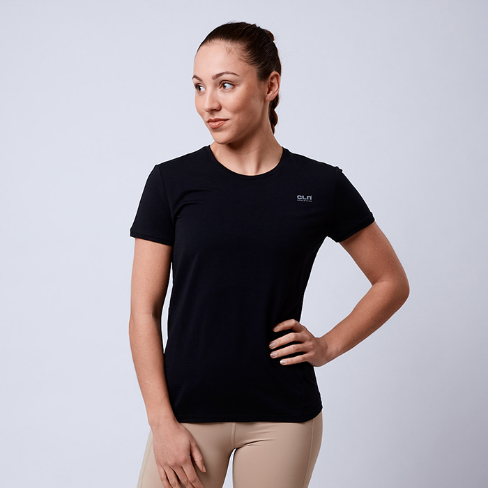 Crystal ws T-shirt, Black 10189