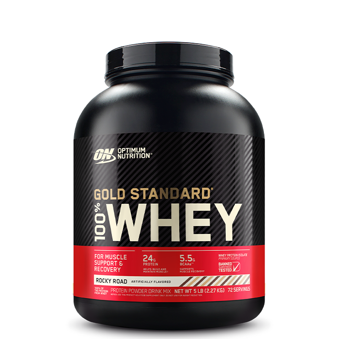 100% Whey Gold Std 2270 g Rocky Road Kort datum