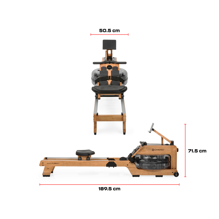 Gymstick GRW Fusion Rower Natural Roddmaskin