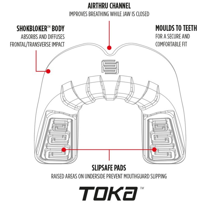 Makura Toka Pro Senior Tandskydd Svart
