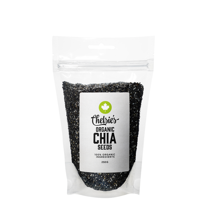 Läs mer om Chelsies Organic Chia Seeds, 250 g