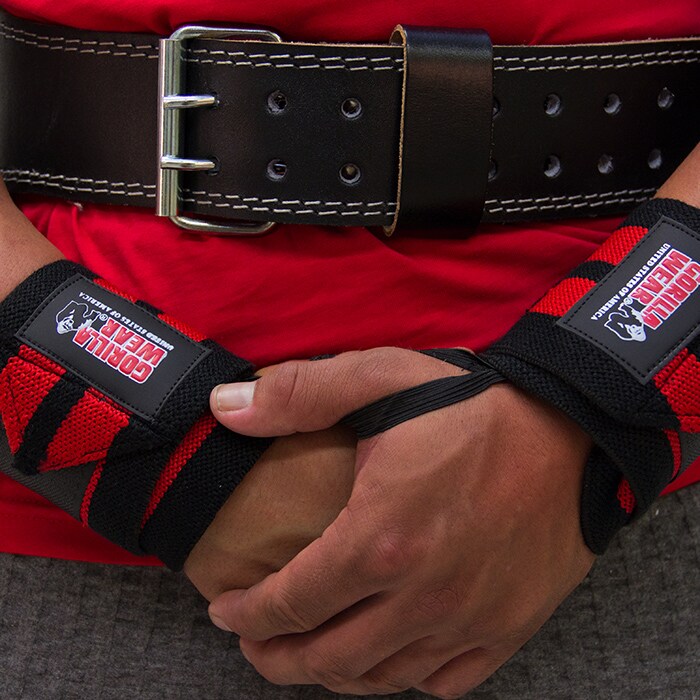 Wrist Wraps Pro Svart/R&ouml;d