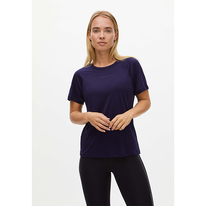 Active Logo Tee, Blackcurrant