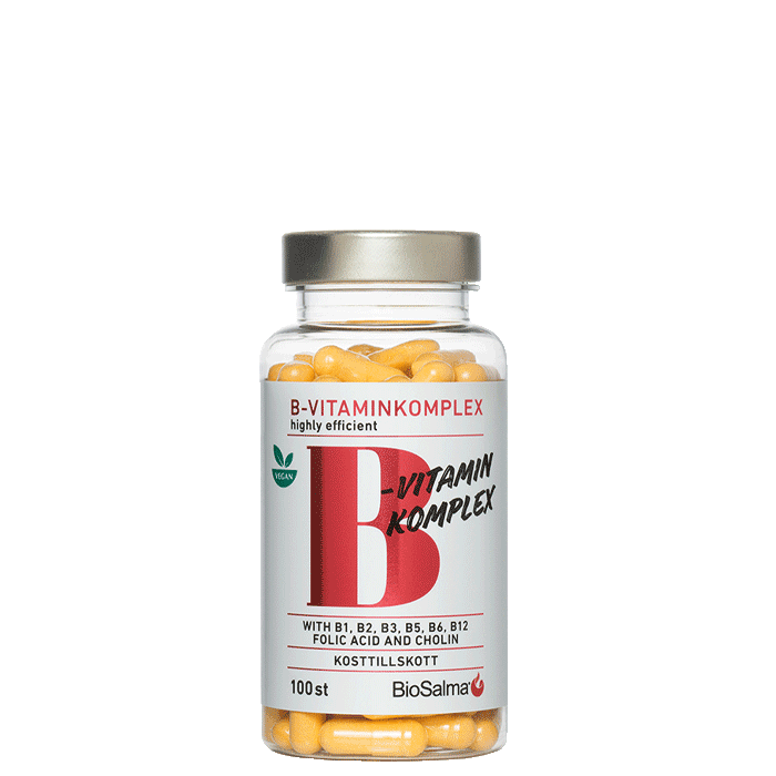 B-vitaminkomplex Highly Efficient, 100 kapslar