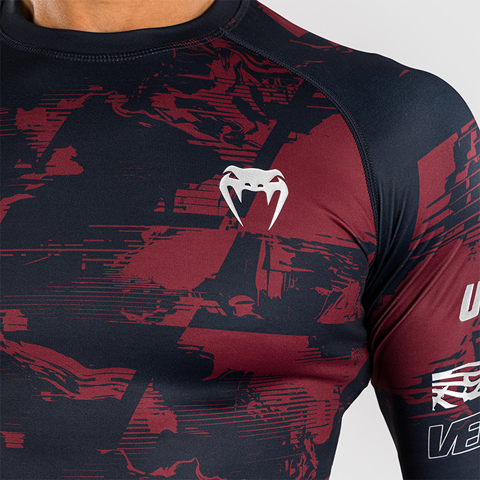 UFC Zenith by Venum Fight Week Rashguard L&aring;ng &auml;rm Bl&aring; R&ouml;d Gr&aring;