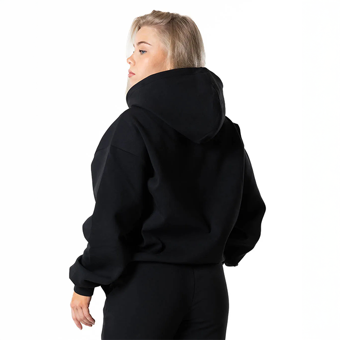 Clean Oversized Hoodie Svart