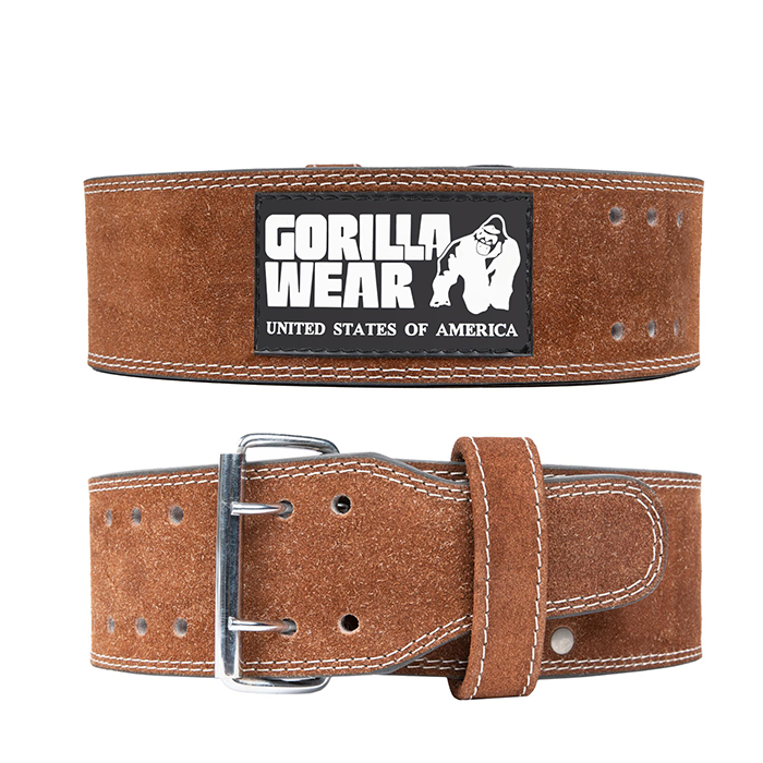 4 Inch Powerlifting Belt Brown