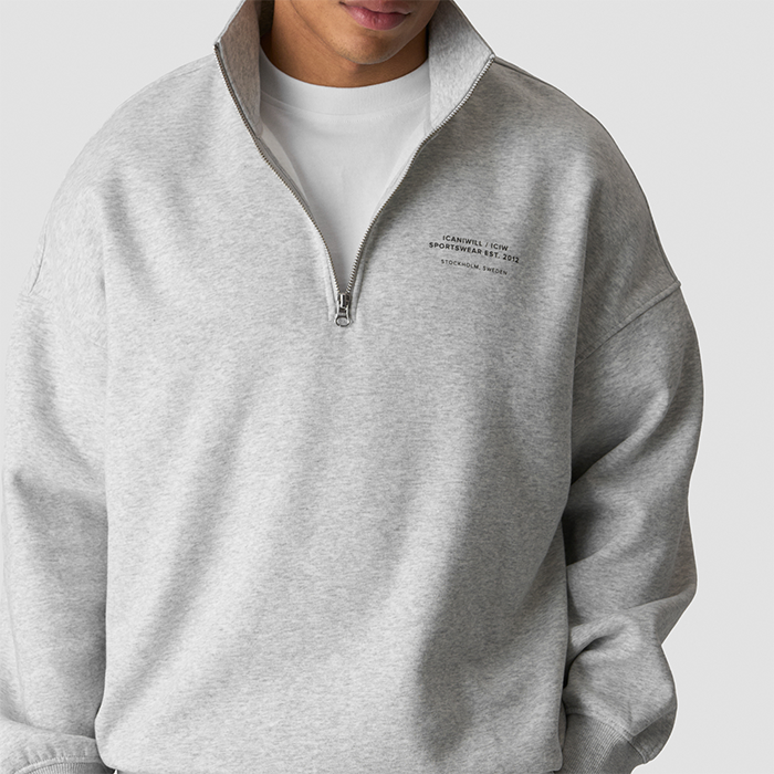 Everyday 1/4 Zip Tröja Grå
