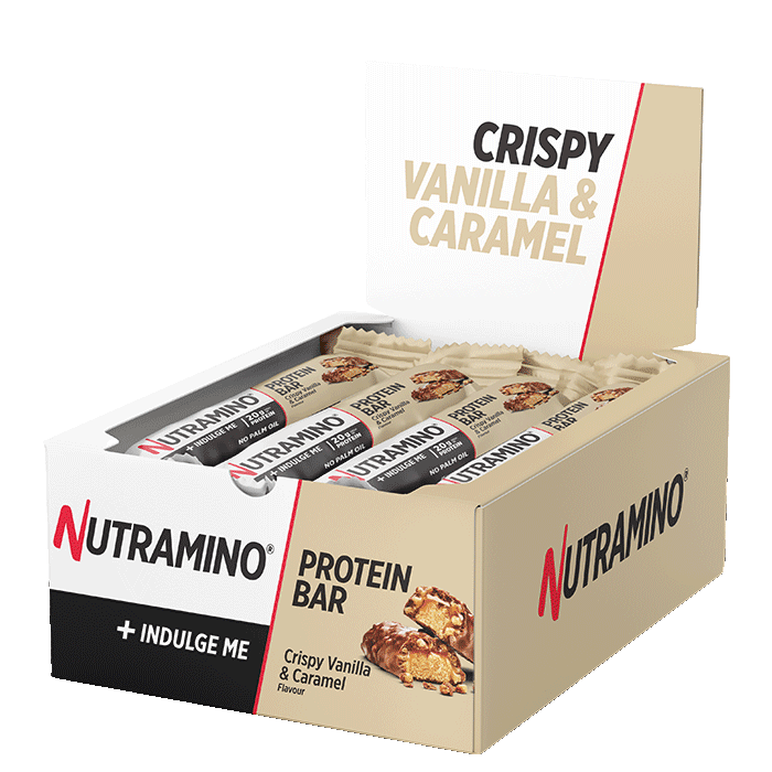 Bild av 12 x Nutramino ProteinBar Crispy, 64 g