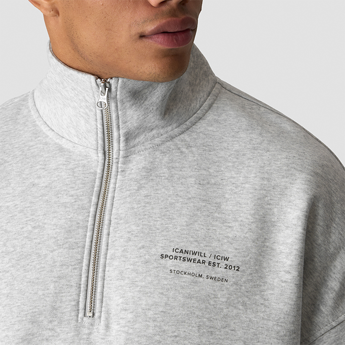 Everyday 1/4 Zip Tr&ouml;ja Gr&aring;