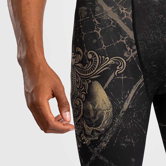 Santa Muerte 5.0 Vale Tudo Shorts Svart Guld