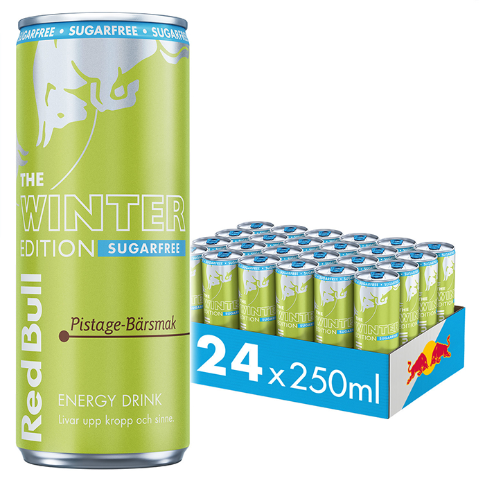 24 x Red Bull Energidryck 250 ml Winter Edition 2 kr pant