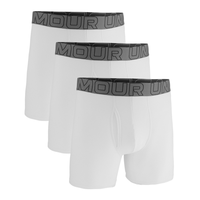 UA Performance Cotton Boxerkalsonger 3-pack Vit