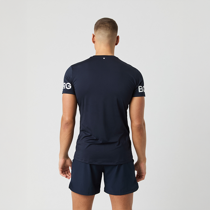 T-shirt M&ouml;rkbl&aring;