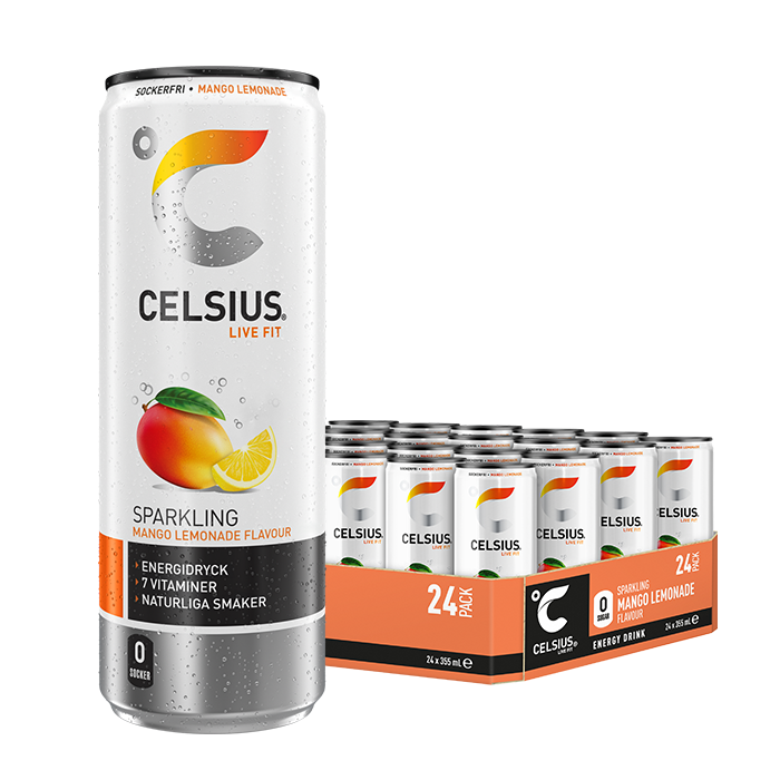 24 x Celsius, 355 ml 2 kr pant