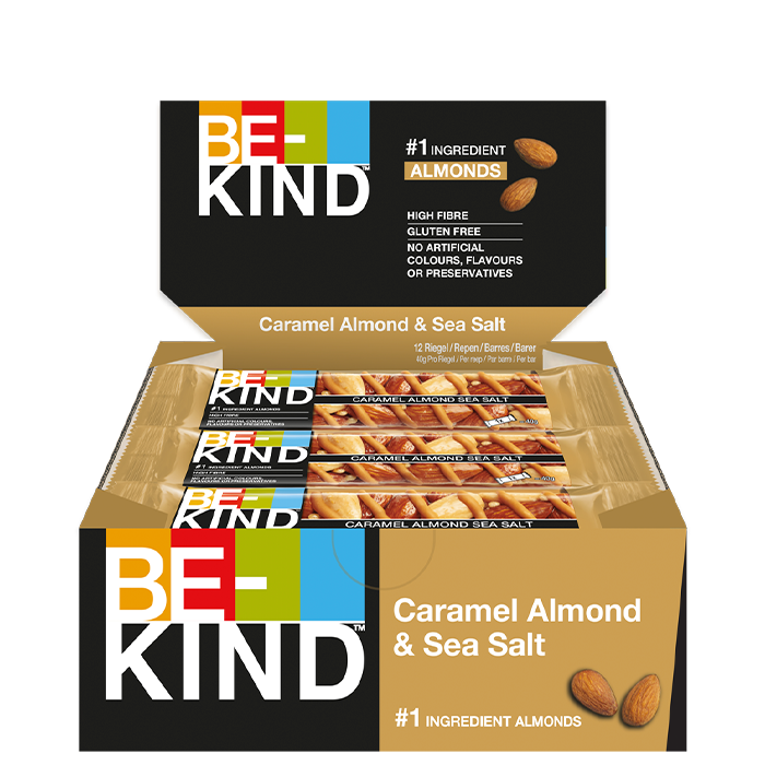 12 x BeKind Core Bar 40 g Caramel Almond Sea Salt