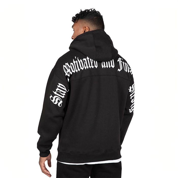Utah Zipped Hoodie Svart