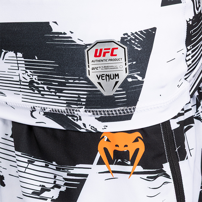 UFC Zenith by Venum Fight Week Rashguard Kort &auml;rm Svart Vit Orange