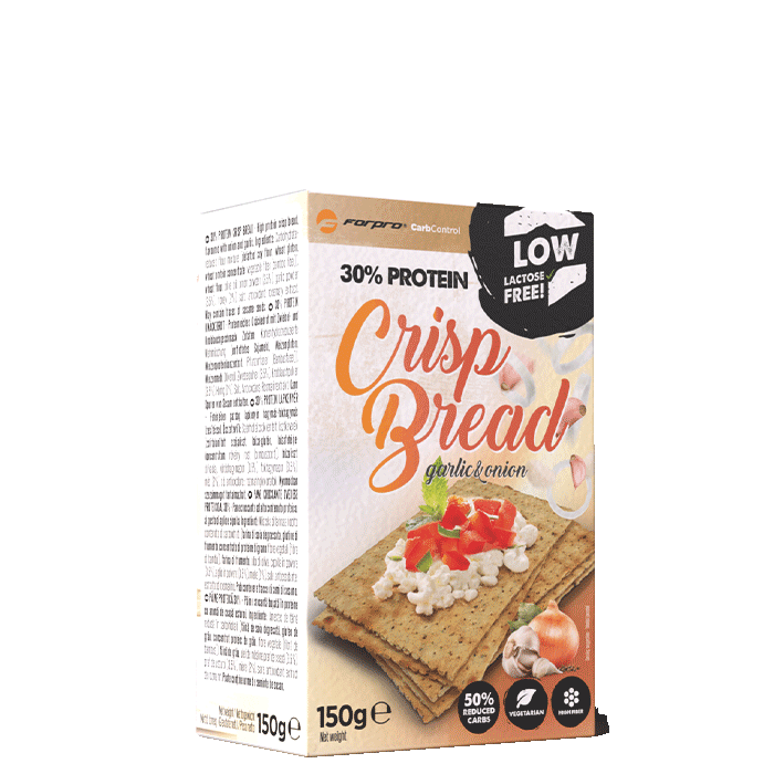 30%  Protein Crisp Bröd Vitlök & Lök 150 g