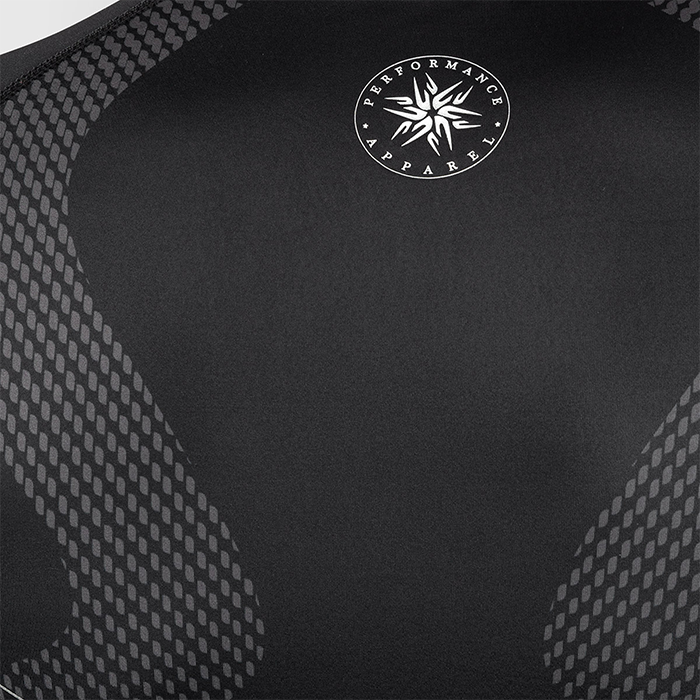 Nexus Rashguard L&aring;ng &Auml;rm Svart Silver
