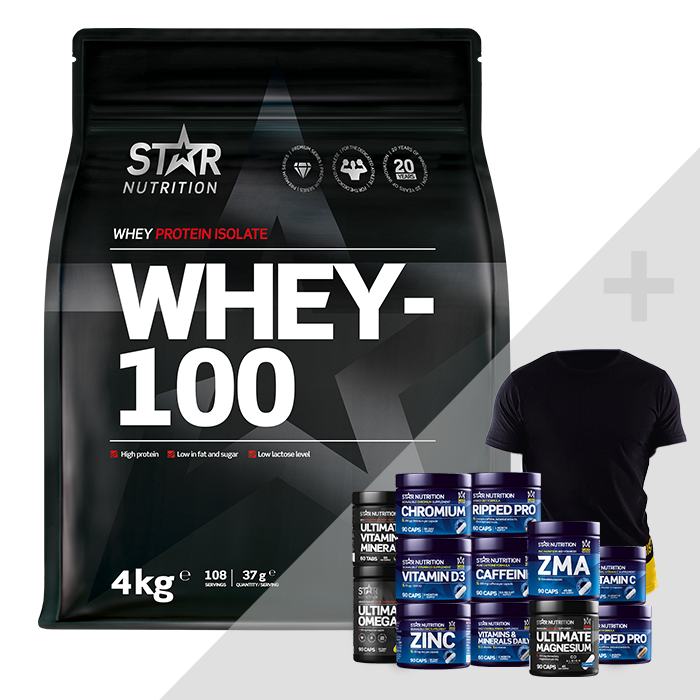 Whey-100 4 kg + Bonus Product!