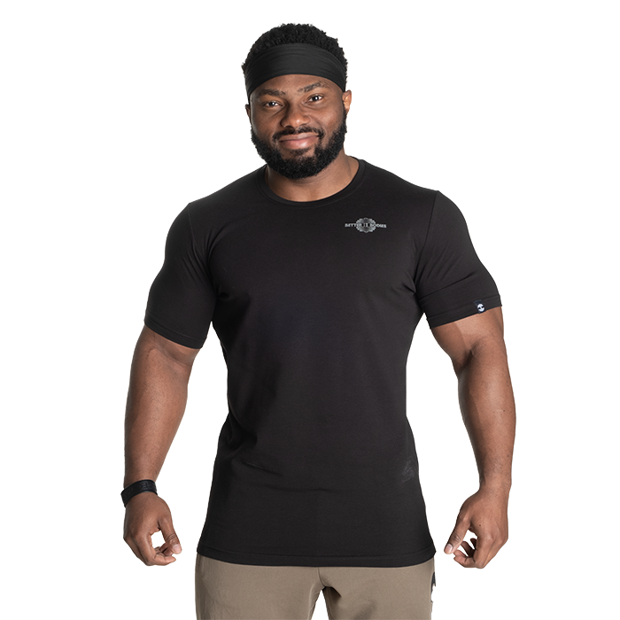 Better Bodies Essential Tapered Tee Black
