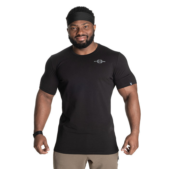 Essential Tapered Tee,Black