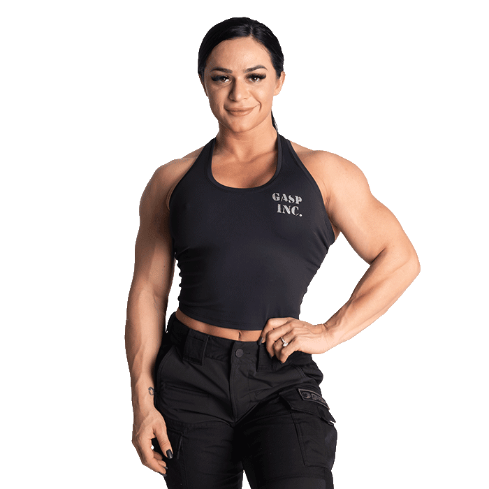 Läs mer om Hardcore Crop T-Back, Black