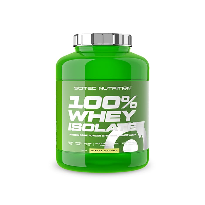 100 % Whey Isolate Vassleproteinisolat 1816 g banana