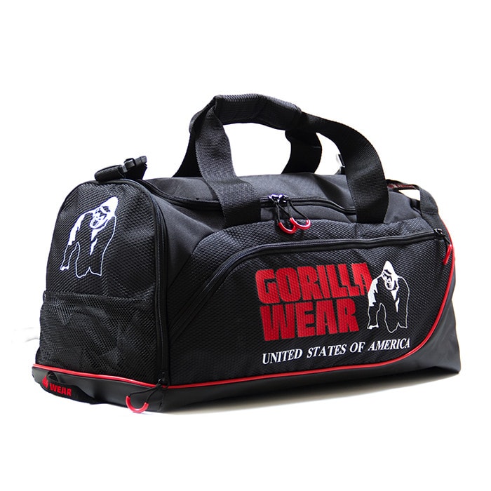 Gorilla Wear Jerome Gym Bag Black/Red