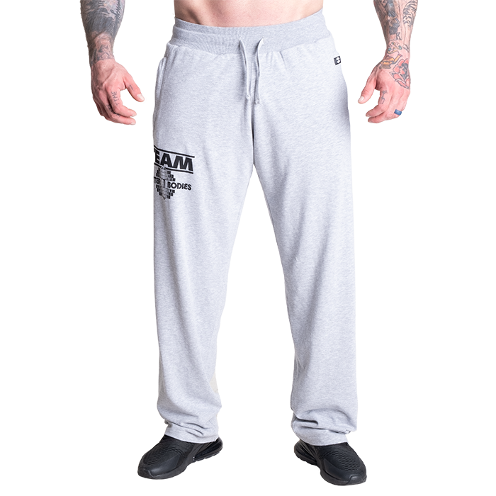 Better Bodies Sweatpants, Grey Melange