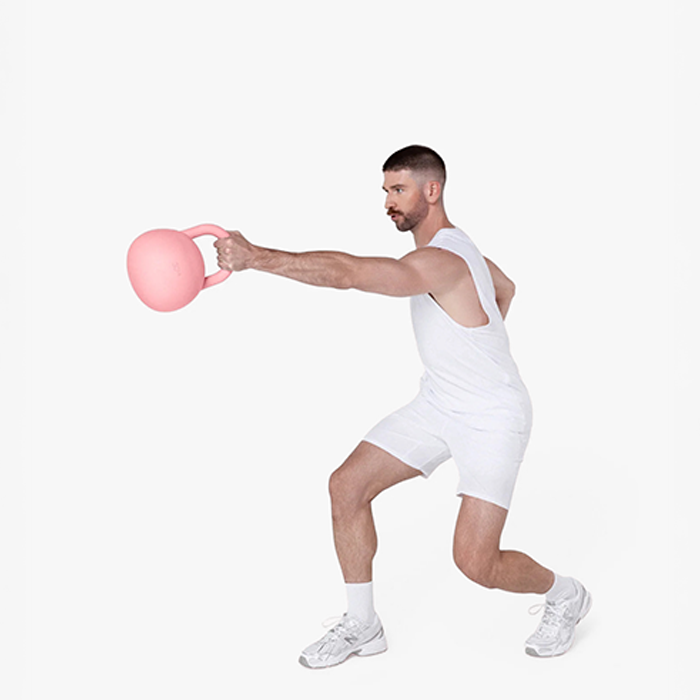 Kettlebell 10lb 4,5 kg Rosa