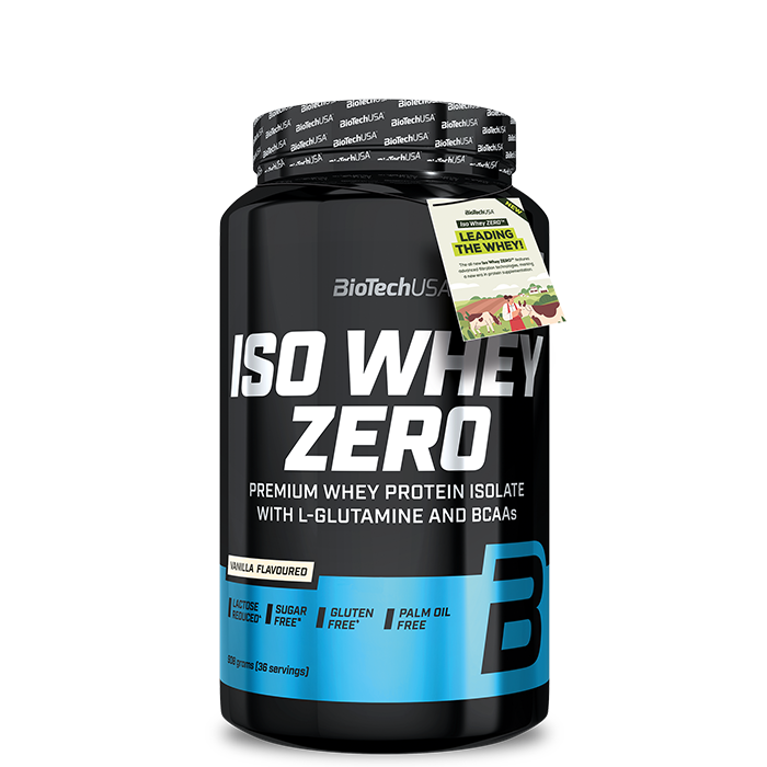 Biotech USA Iso Whey Zero Laktosreducerat Vassleproteinisolat 908 g