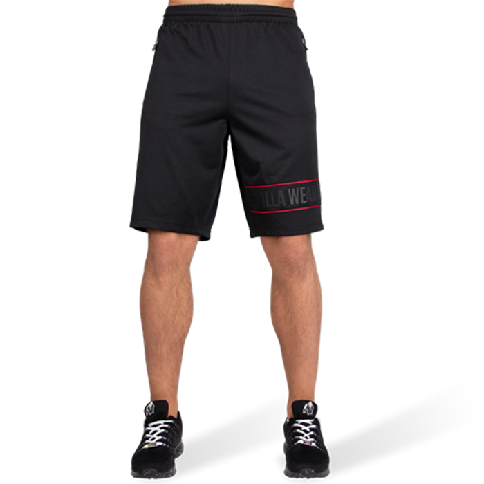 Branson Shorts, Black/Red