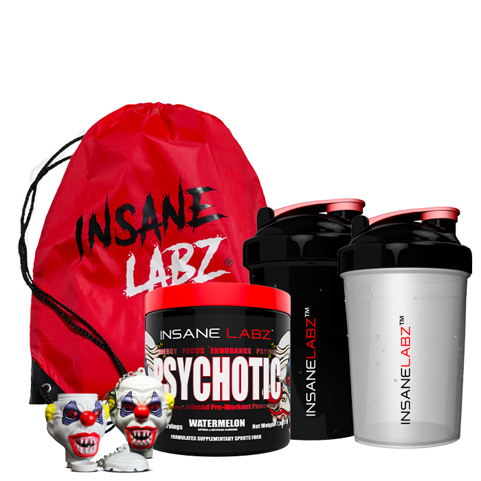 Läs mer om Psychotic Pre-Workout, 35 servings + free Insane Product