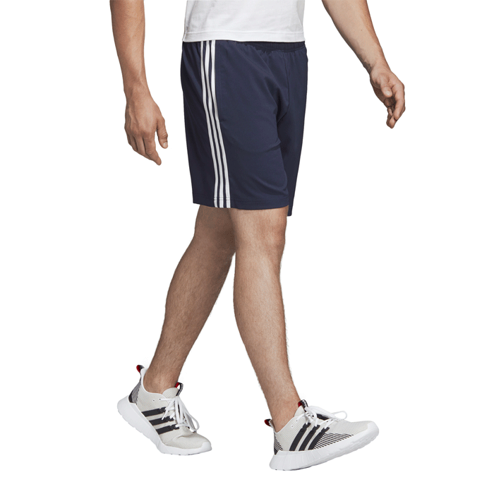Adidas Essential 3 Stripe Shorts Black