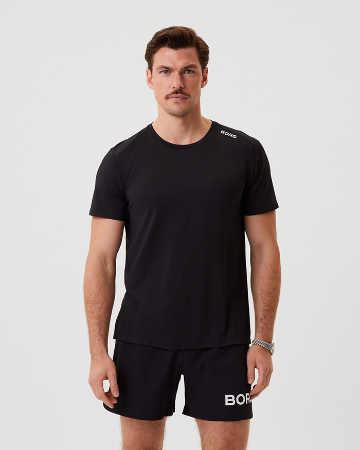 Borg Athletic T-shirt, Black Beauty