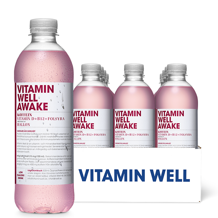 12 x Vitamin Well 500ml Awake
